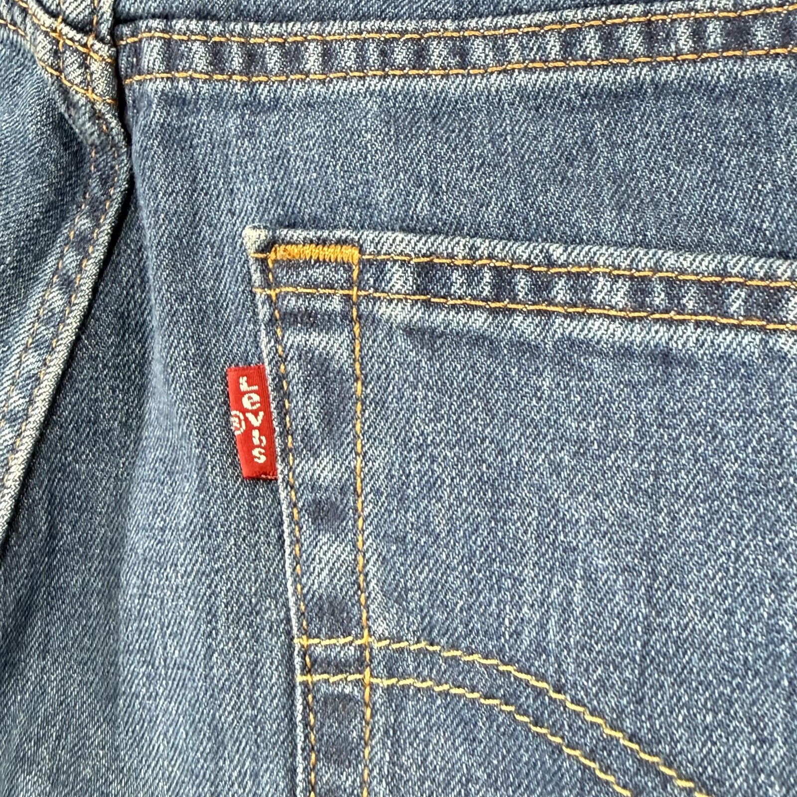 Levis 511 Jeans Mens 34×32 Blue Medium Wash Slim Straight Stretch Denim Casual