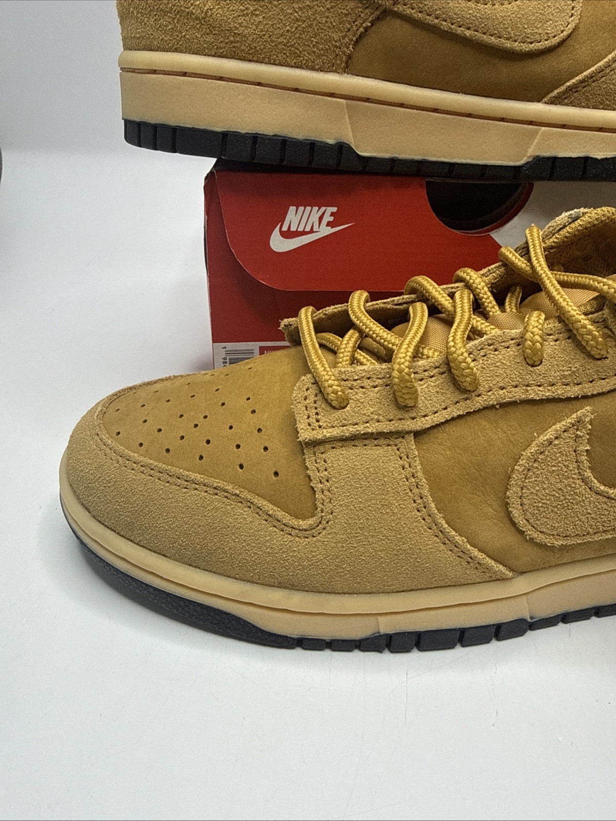 Nike Dunk Low Retro SE Shoes Wheat Black Gum IB6651-700 Men’s Size 9 Black