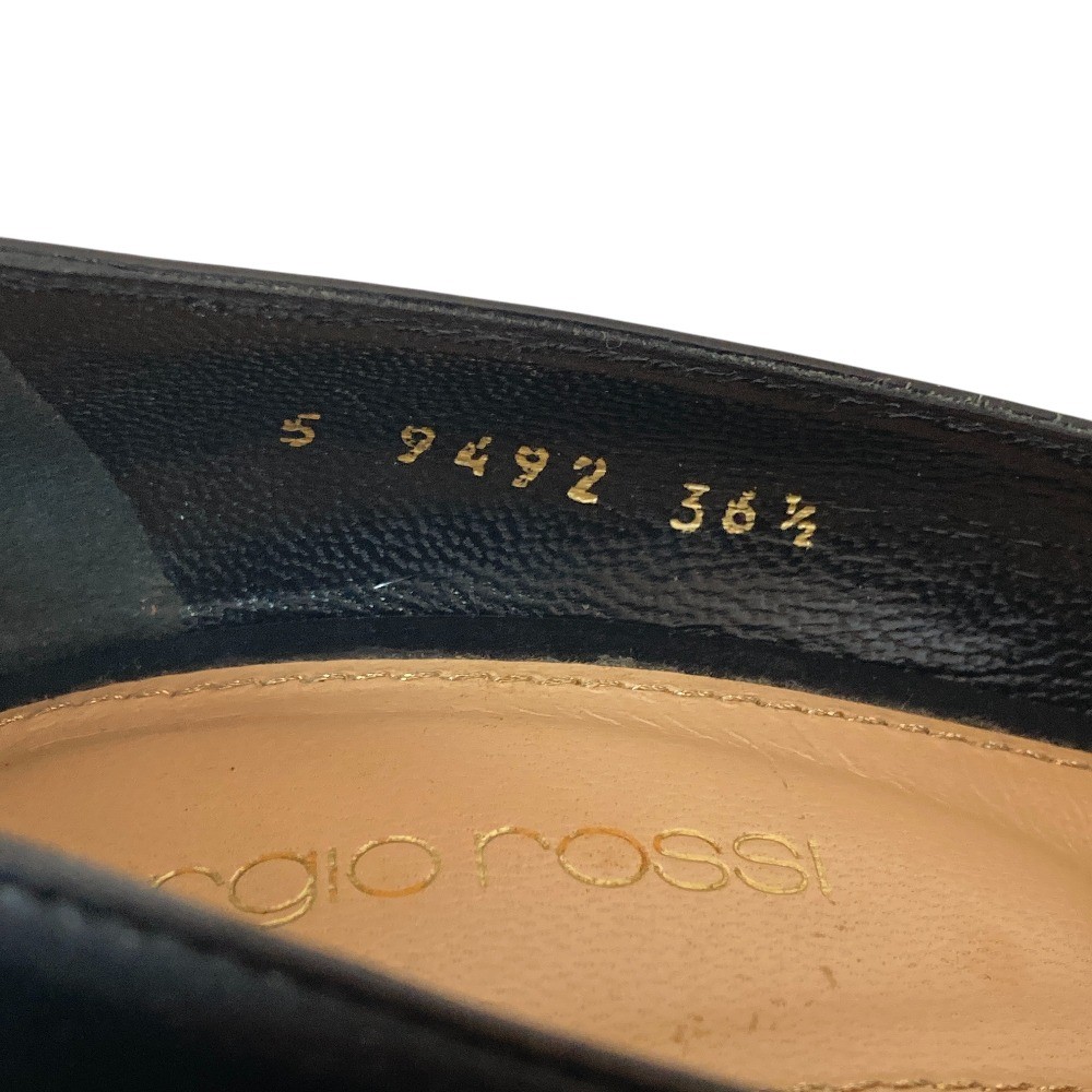 Sergio Rossi open-toe pumps, size 36.5 (9.3 inches), black Women USED