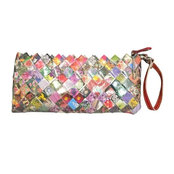 Nahui Ollin Women’s Statement Multi Color Clutch Bag