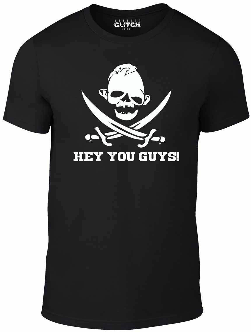 Hey You Guys T-Shirt – Funny t shirt Pirate sloth parody joke skull The Goonies
