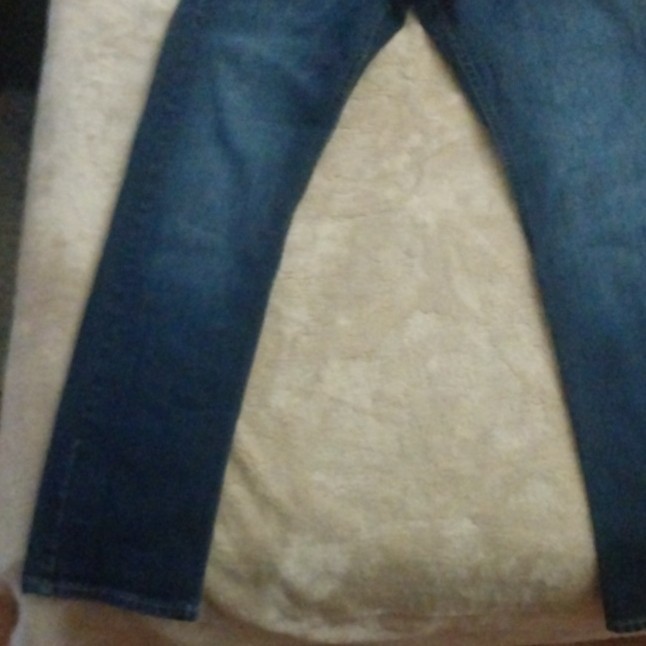 Calvin Klein Jeans Men’s Blue Straight Leg Regular Fit Mid Rise Denim Jeans