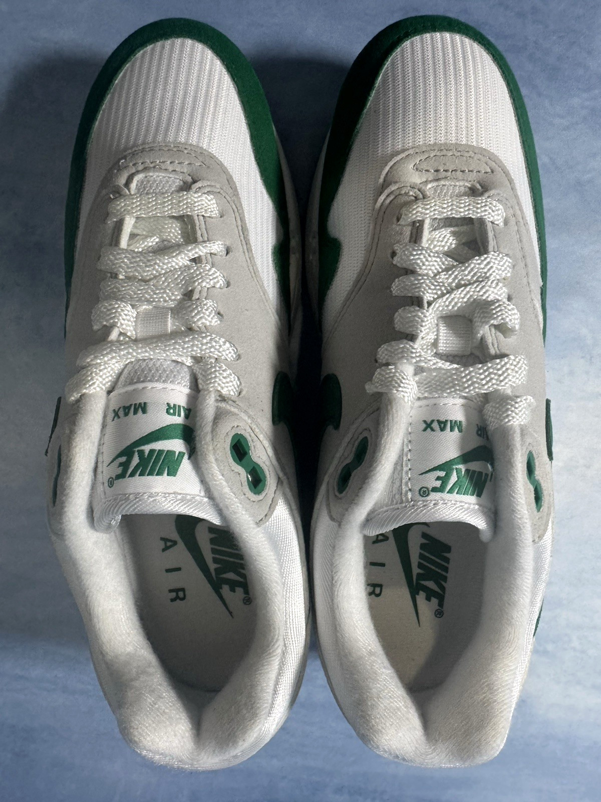 Nike Air Max 1 Grey Malachite Green White DZ2628-003 Women’s Shoes Size 7.5