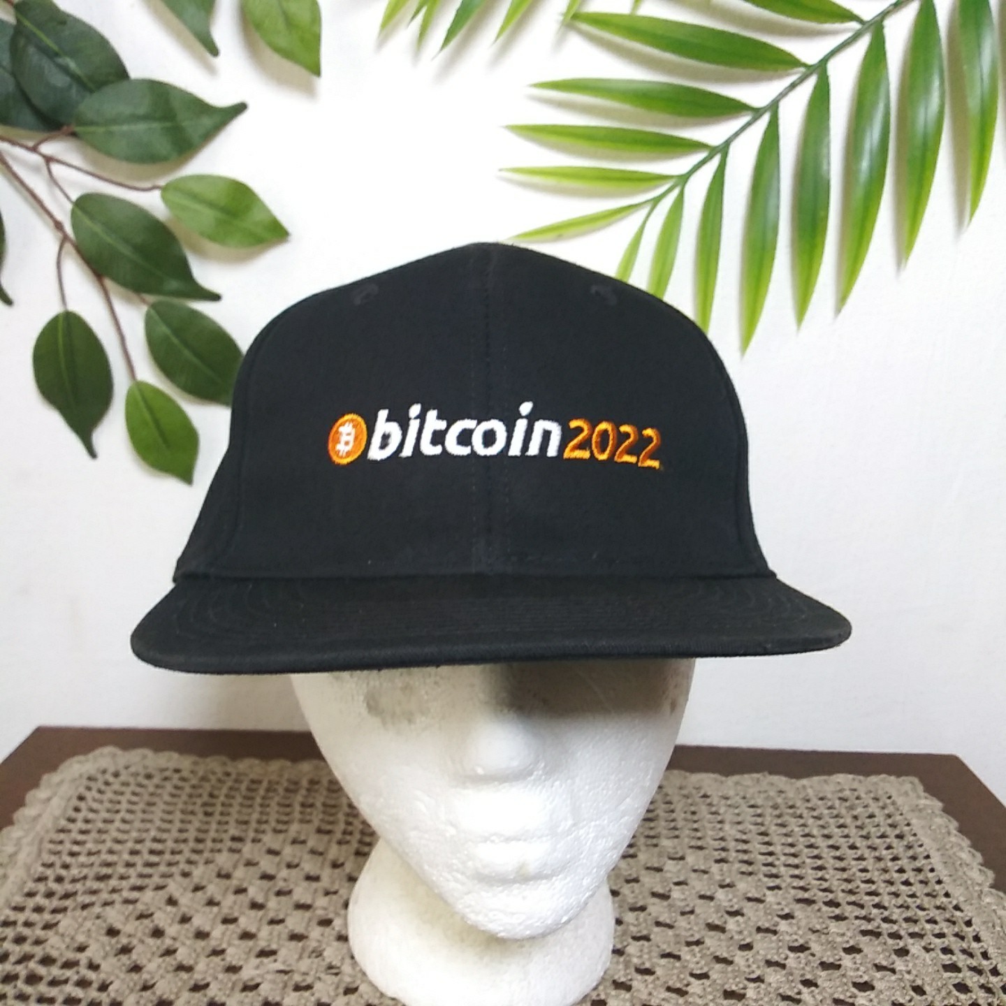 Bitcoin 2022 Snapback Hat Black Crypto Currency Miami Conference