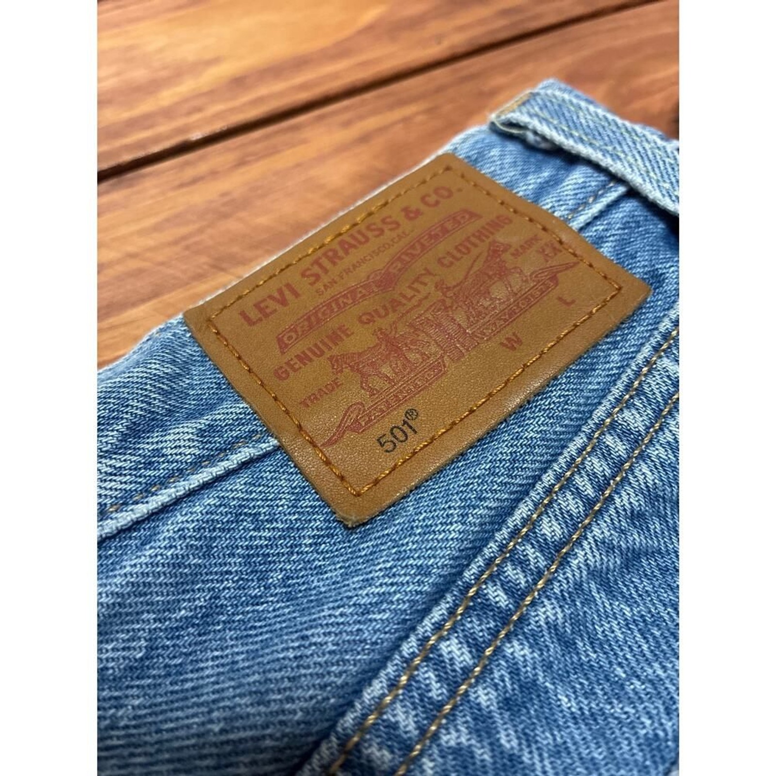 Levi’s Premium 501 Denim Cutoff Shorts – Women Size 27