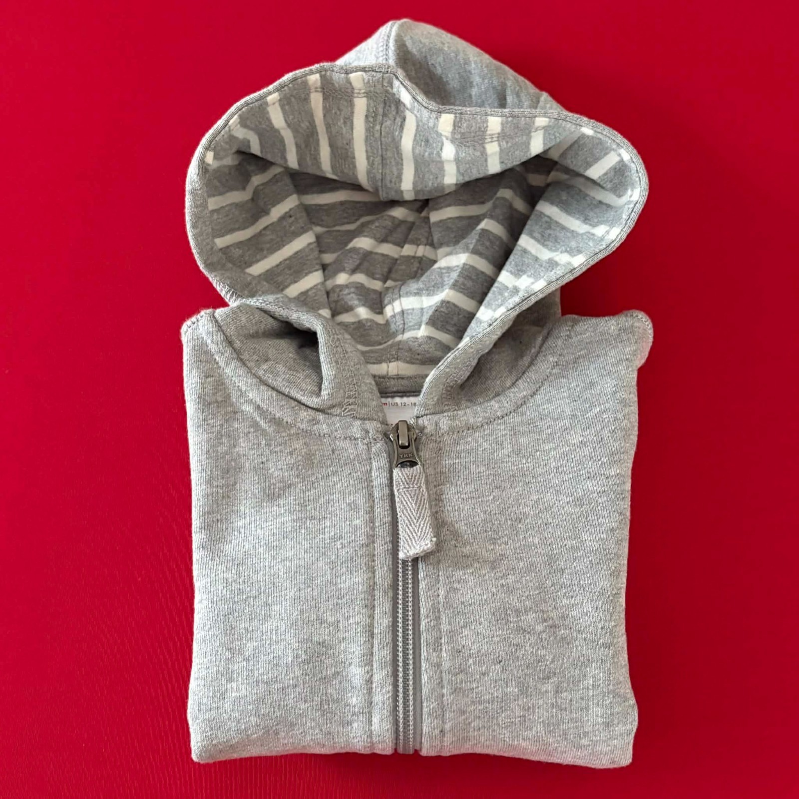 Hanna Andersson Cute Cotton French Terry Hoodie Jacket. Size 12-18 Months, 75 cm