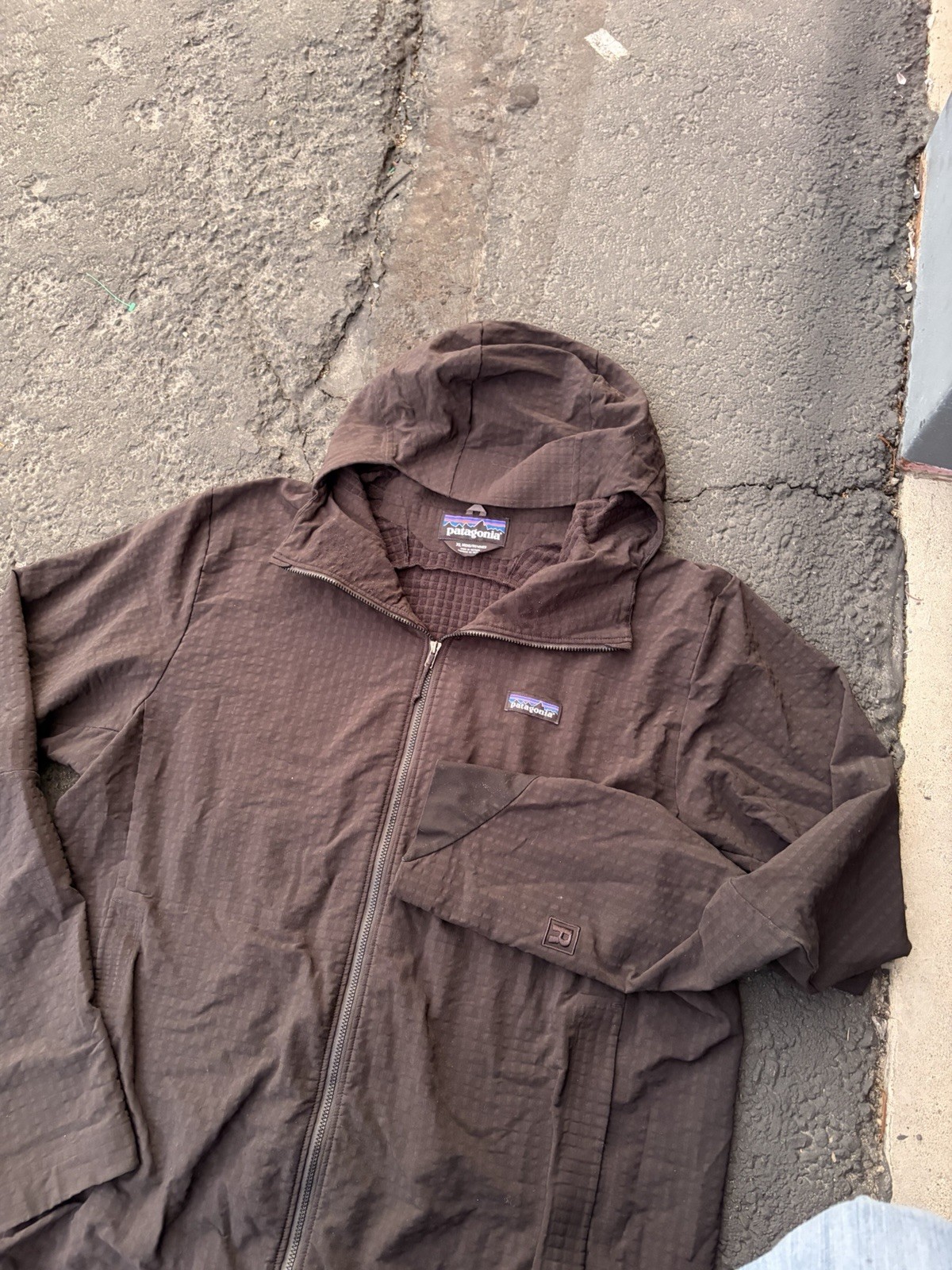 Patagonia R1 TechFace Fleece Jacket Hoody – Men’s X-Large Black