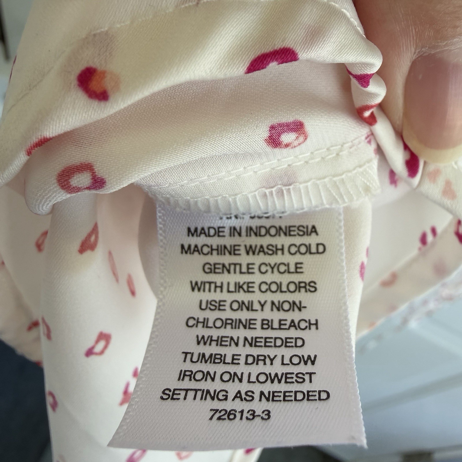 Worthington Women’s Patterned Tank Top Blouse Size M White And Red EUC