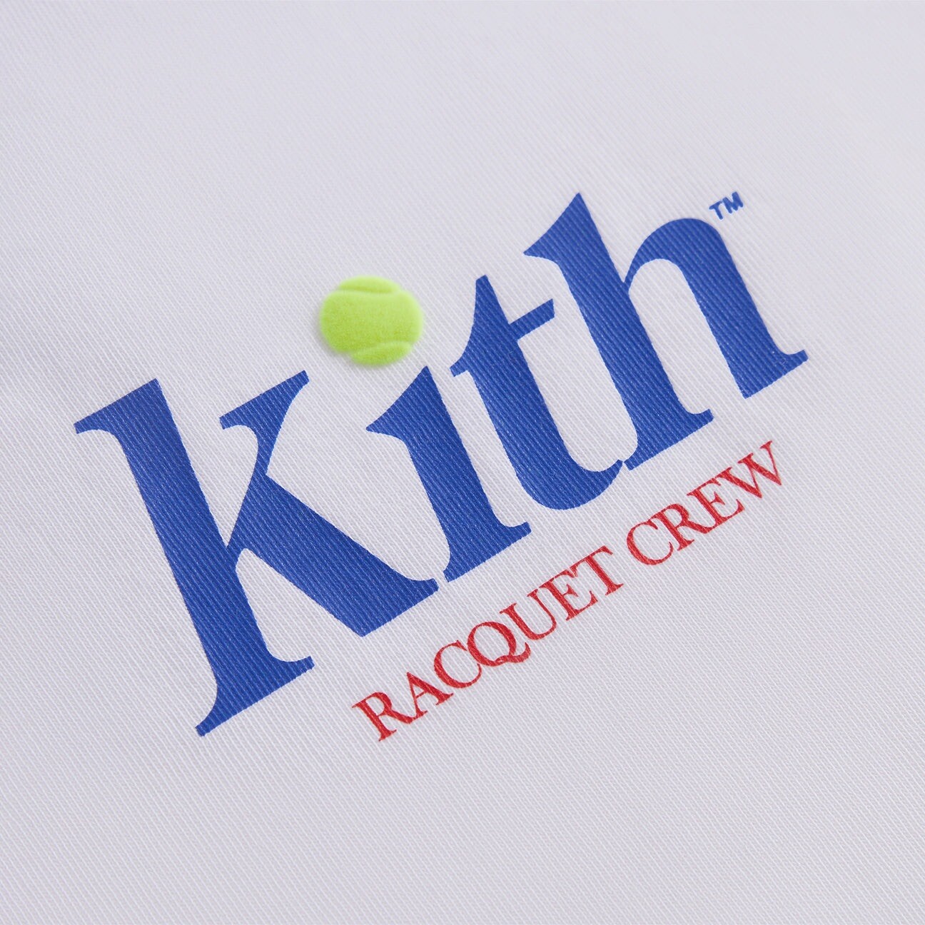 Kith for Wilson Racquet Crew Logo Vintage Tee White T-Shirt XXL Tennis Jersey
