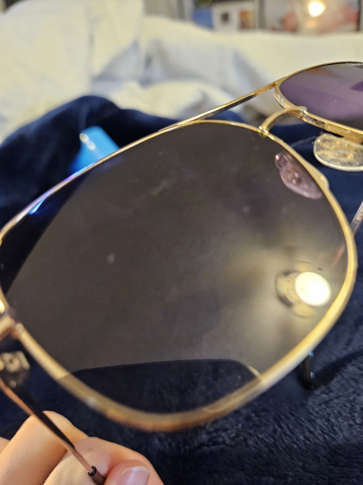 Quay Australia Gold Frame/Smoke Lens Round Sunglasses | Stop And Stare