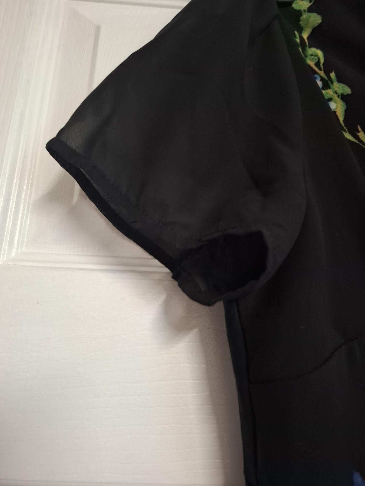 Womens Floryday Dress Black Floral Suit Any Occasion Cruise Holiday Size Small