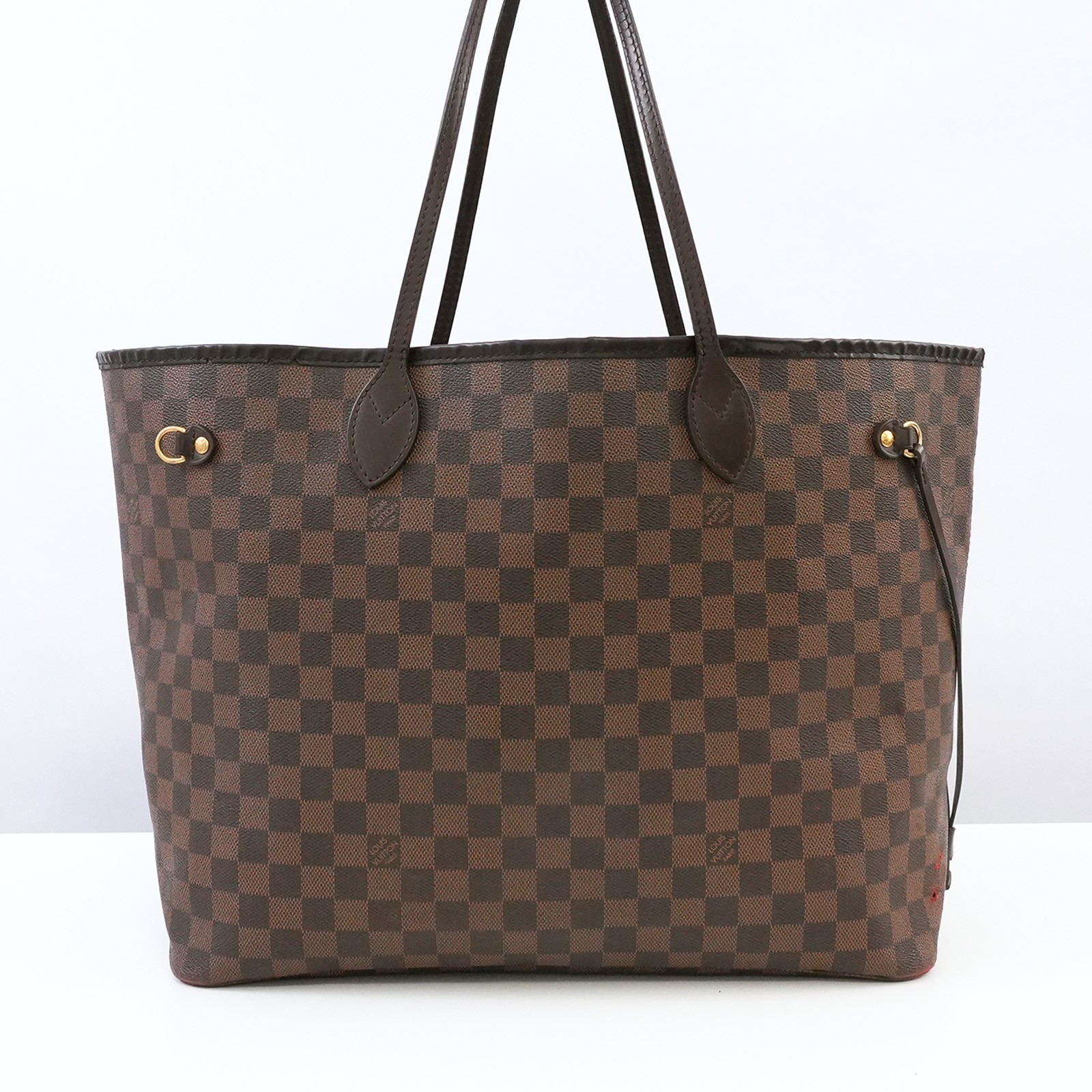 LOUIS VUITTON LV Damier Ebene Neverfull GM N51106 Tote Bag TJ0162 Auth #56818A