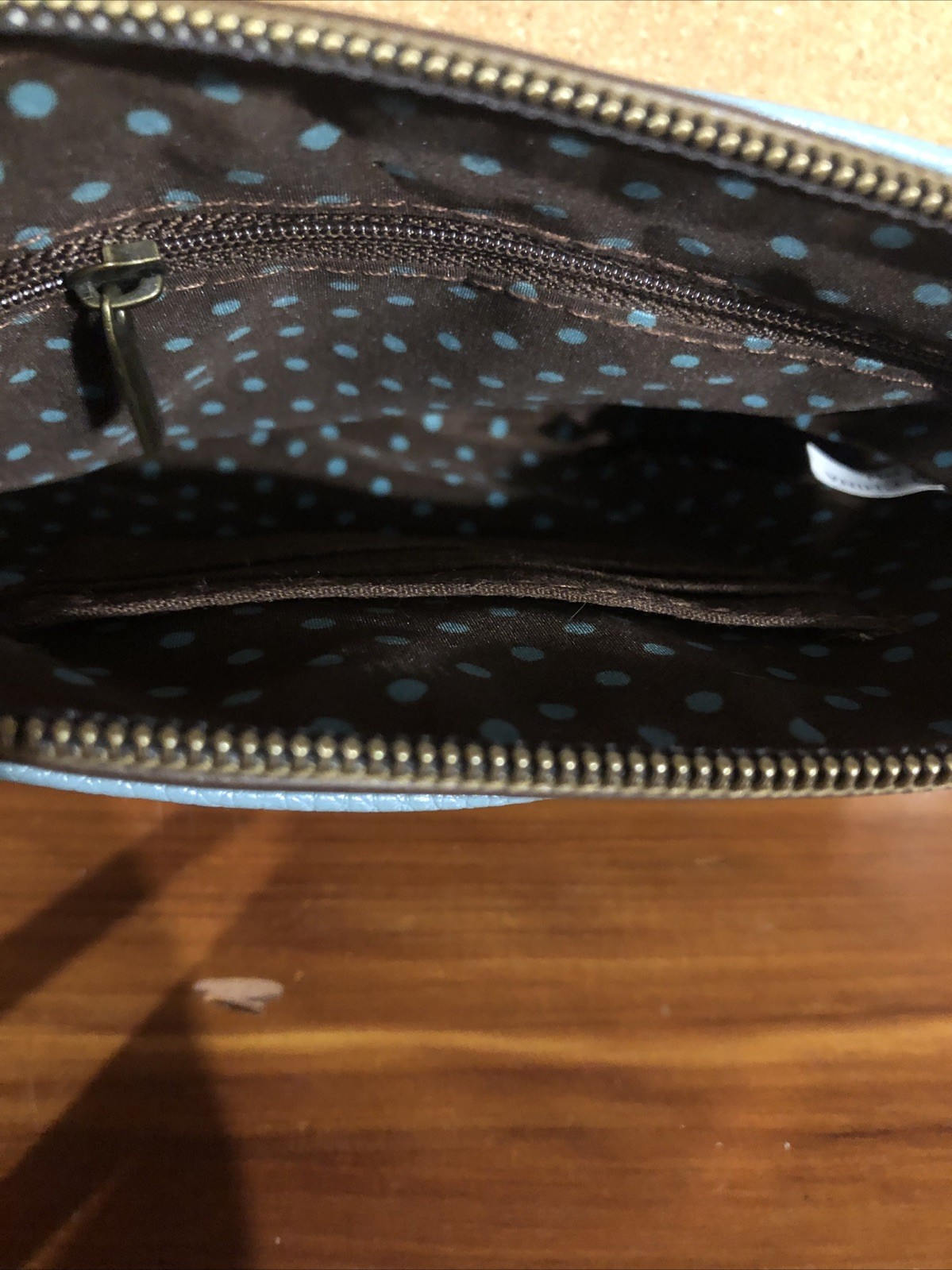 Chala Light Blue Butterfly Purse