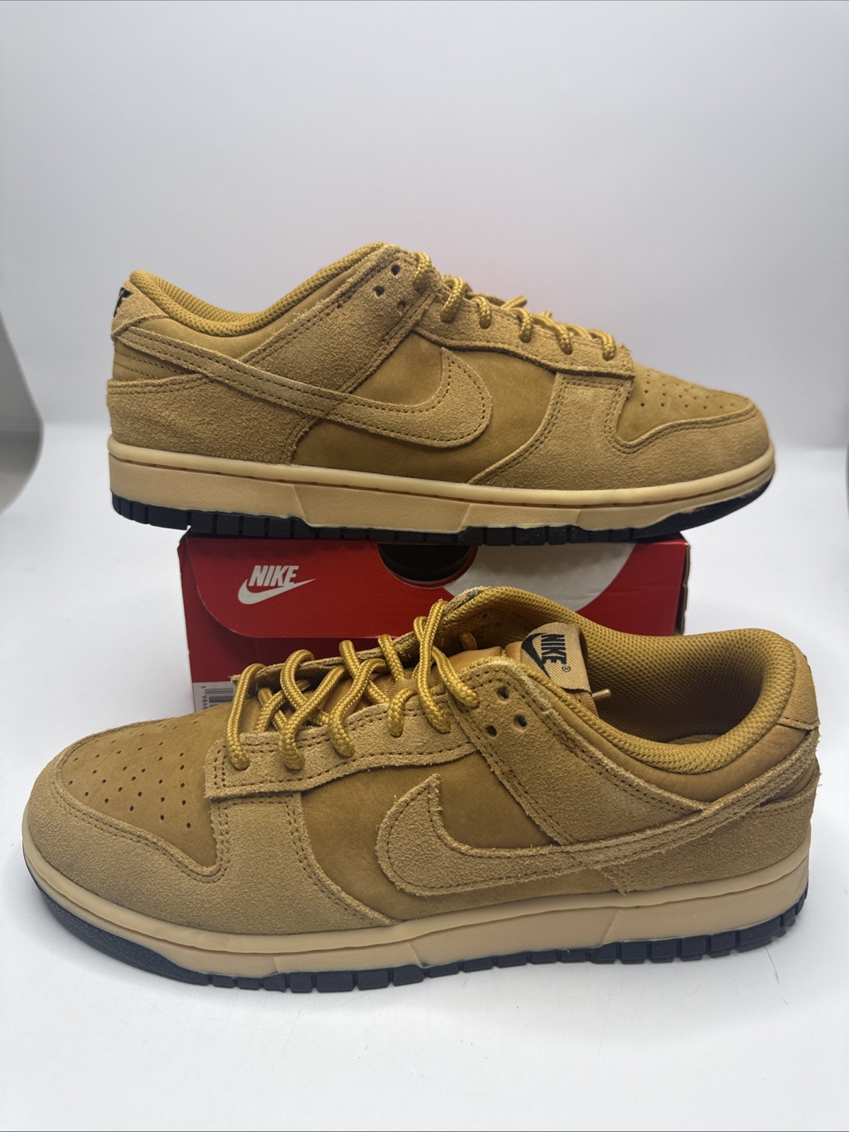 Nike Dunk Low Retro SE Shoes Wheat Black Gum IB6651-700 Men’s Size 9 Black