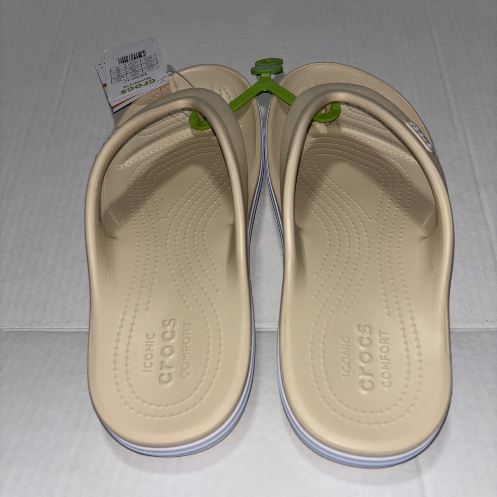 CROCS Bayaband Flip Flops Sandals M8 W10 NWT