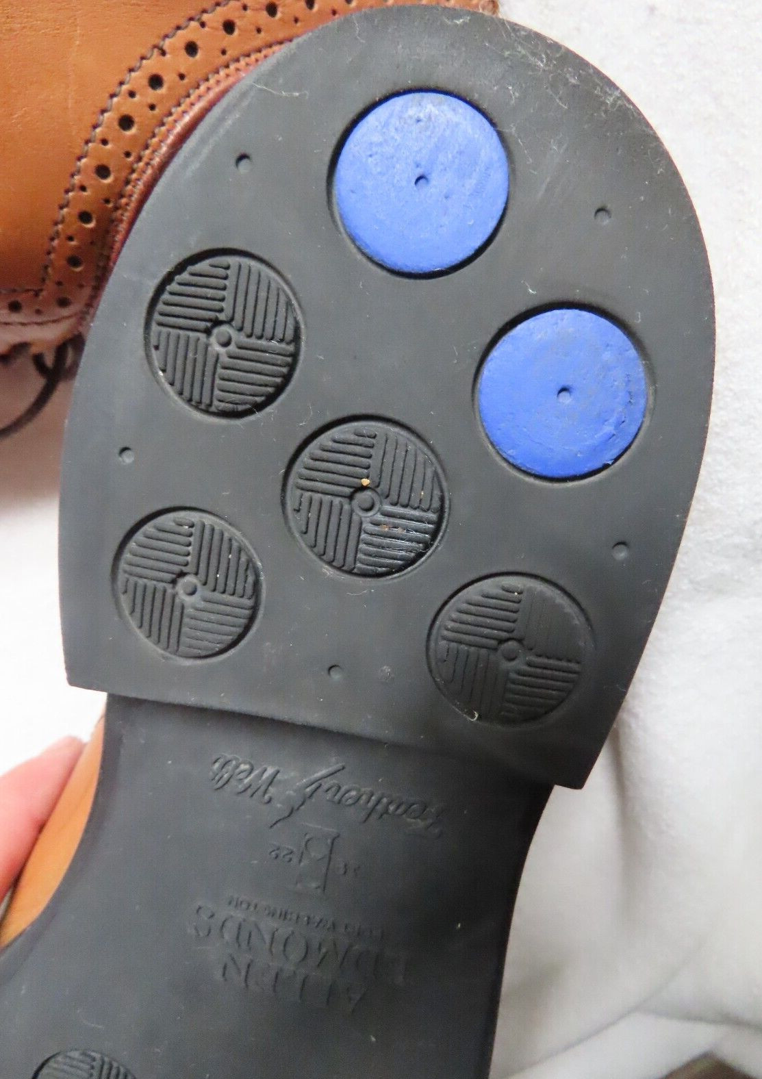 Allen Edmonds Brown “Player’s Shoe”, Wingtip, Medallion Toe, Size 11 D , 65188