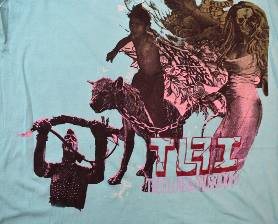 True Love False Idols TLFI Mens Chains & Things We Been Through It All Shirt NWT