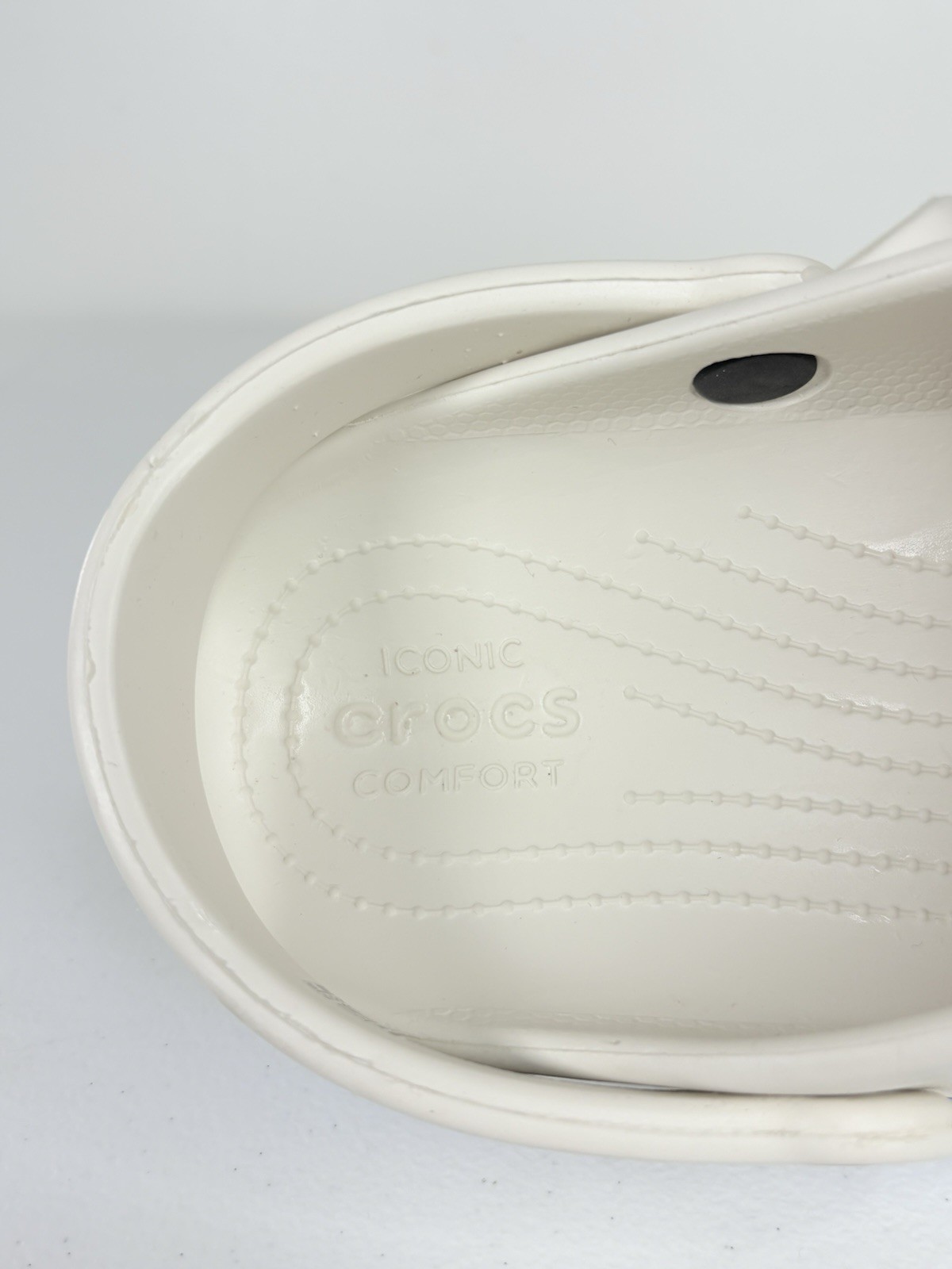 Crocs Bayaband Clogs M 9 W 11 White Blue Casual Comfort Orthopedic Resort