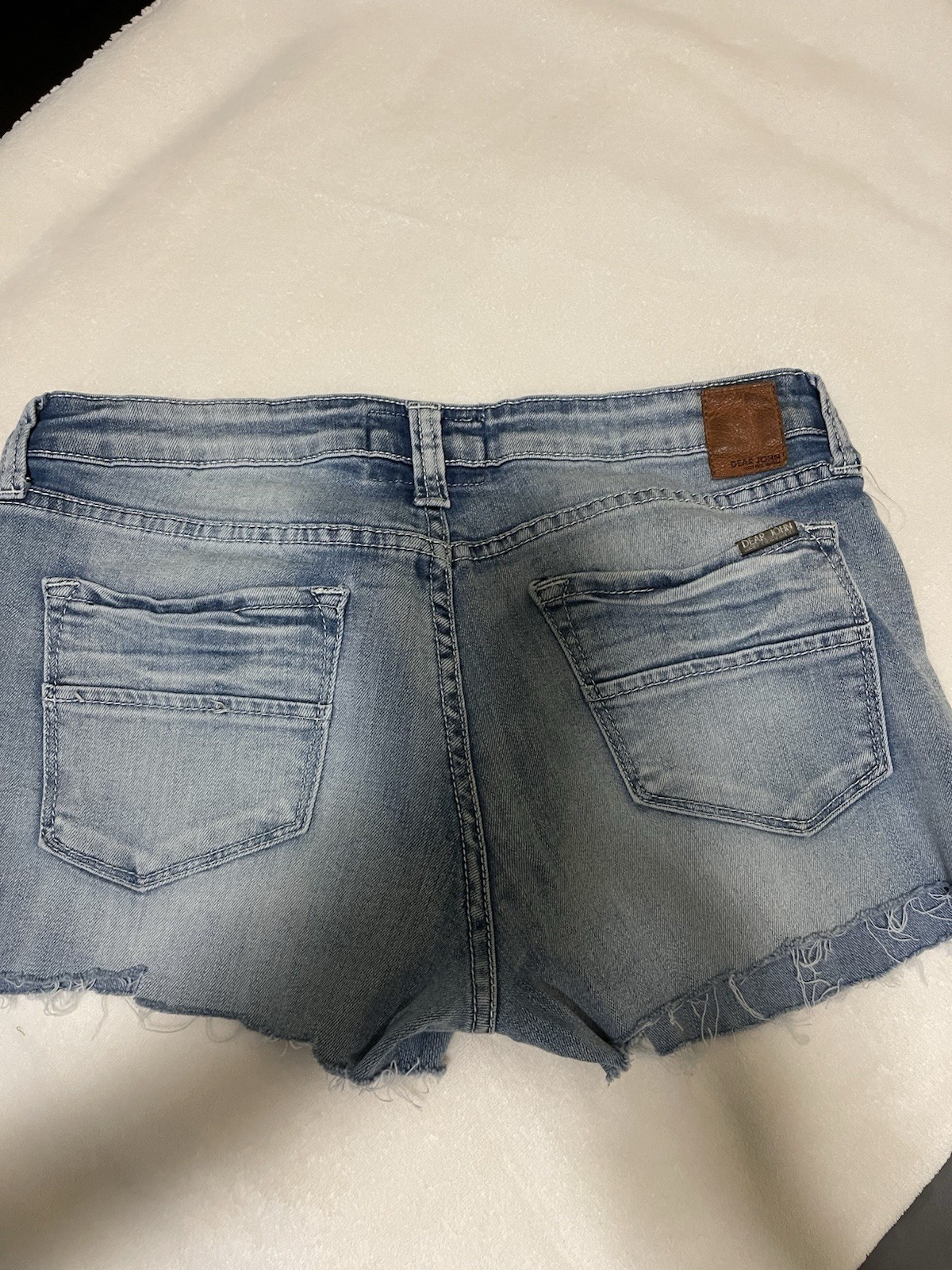 Dear John Women’s Denim Cut Off Shorts 30 Blue Light Wash