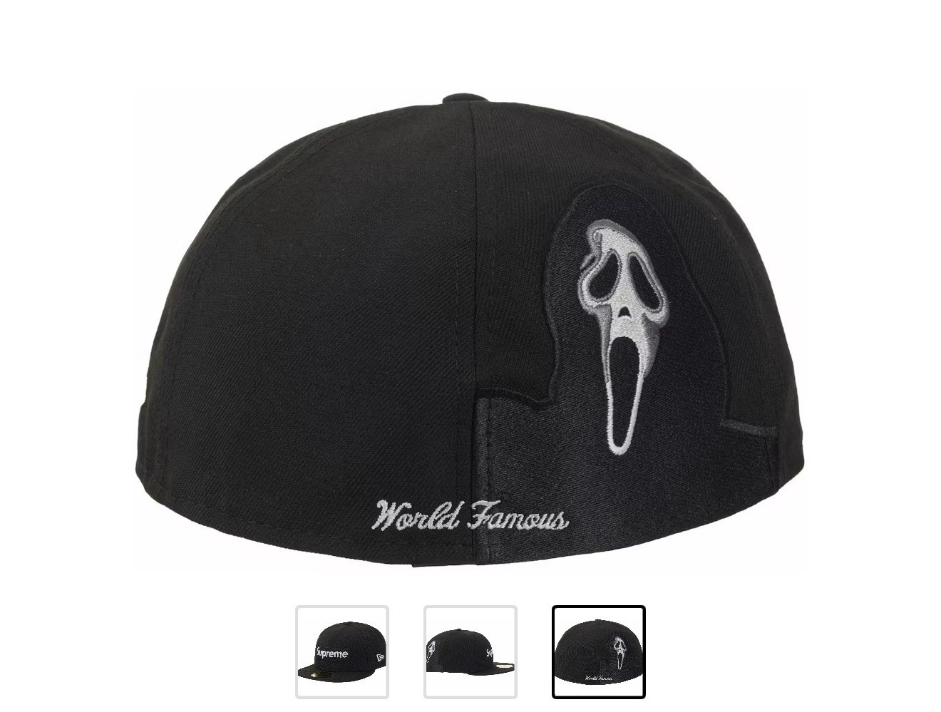 7 3/4 – Supreme x New Era Ghostface 59FIFTY Fitted Hat – Black