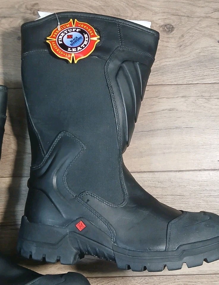 Black Diamond X2 14″ Leather Structural Firefighting Boot 8m 9.5w 277-0911 NFPA