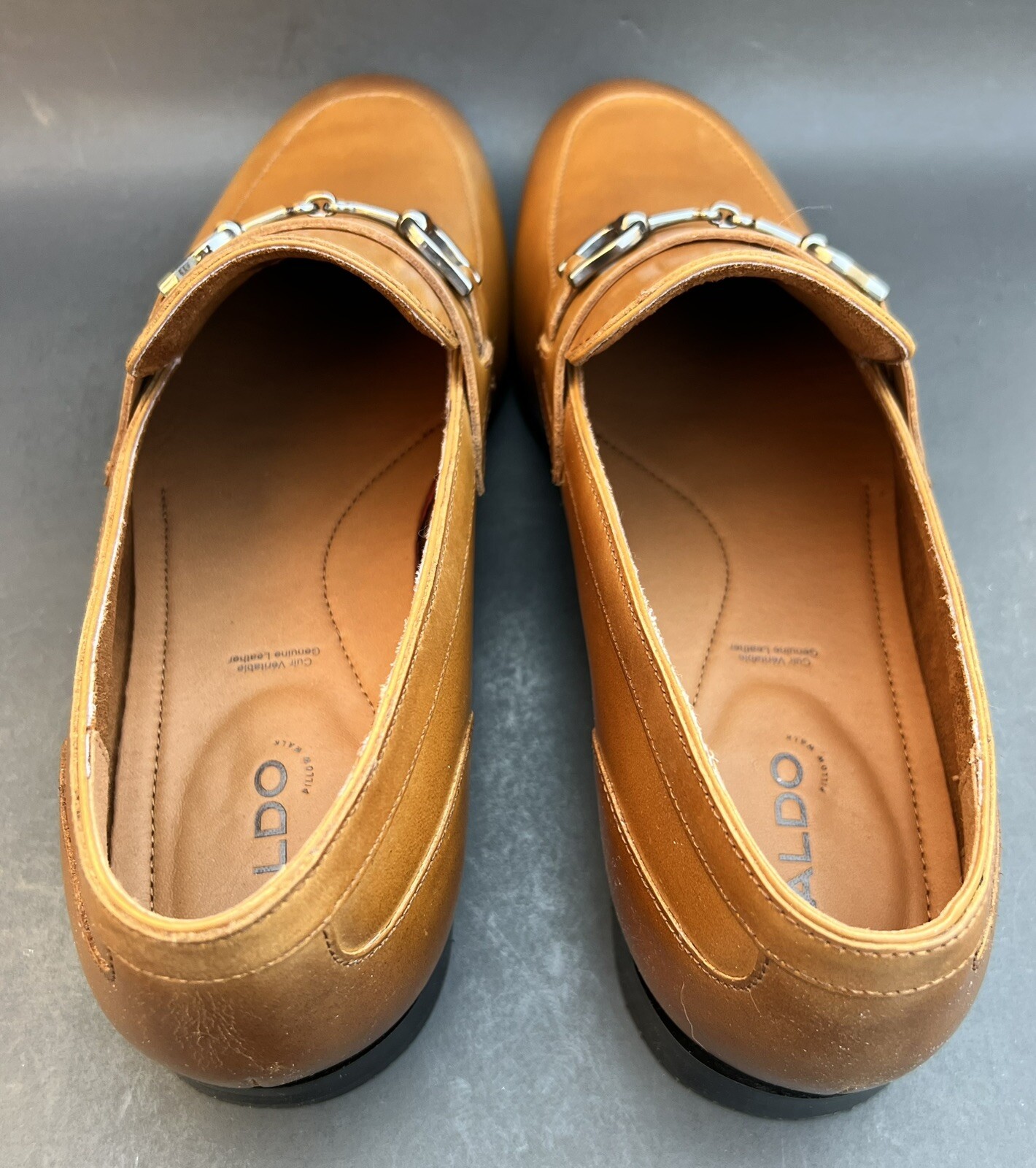 ALDO Marinho Loafers Brown (Cognac Leather Smooth) Men’s 10 US Size