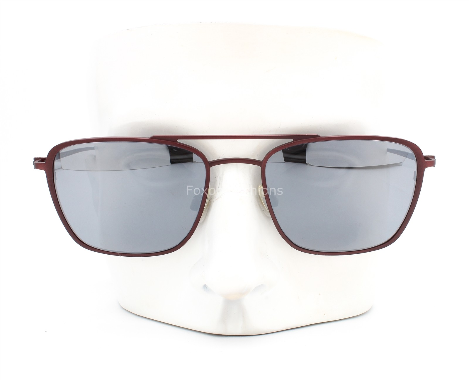 Maui Jim EBB Flow MJ 542-07M Sunglasses Matte Burgundy Red Titanium Polarized