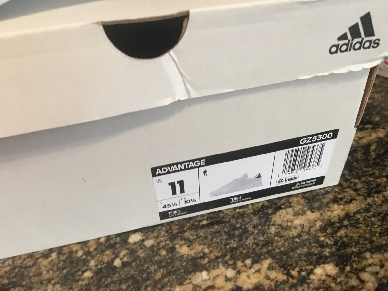 NEW Mens Adidas Advantage Sneakers Shoes, size 11