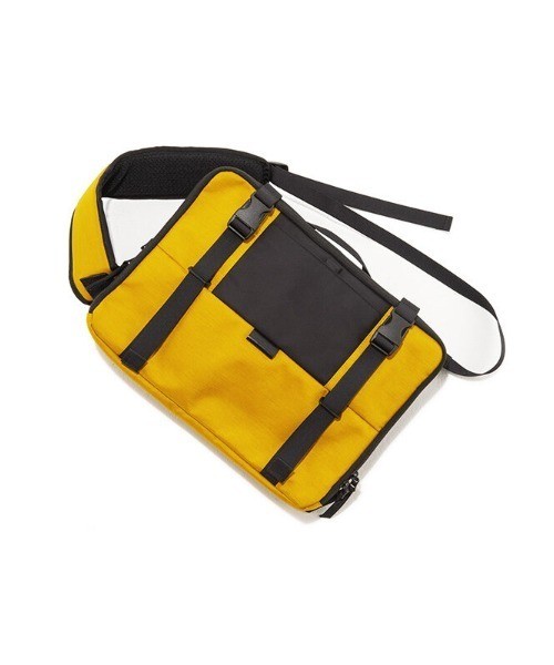Master-Piece Masterpiece MSPC squared Shoulder Bag Yellow 224103 Made in Japan