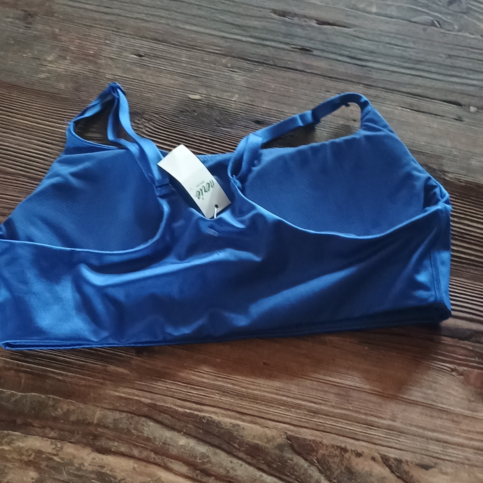 OFFLINE by Aerie Blue Wireless Sports Bra Pullover Normal Strap Size S