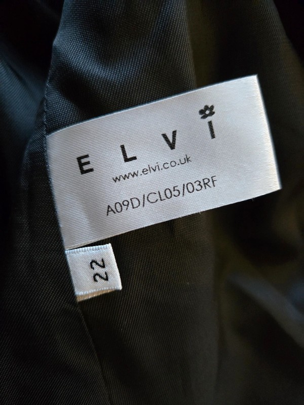 ELVI Grey Virgin Wool & Cashmere Jacket | Size 22 | Quiet Luxury