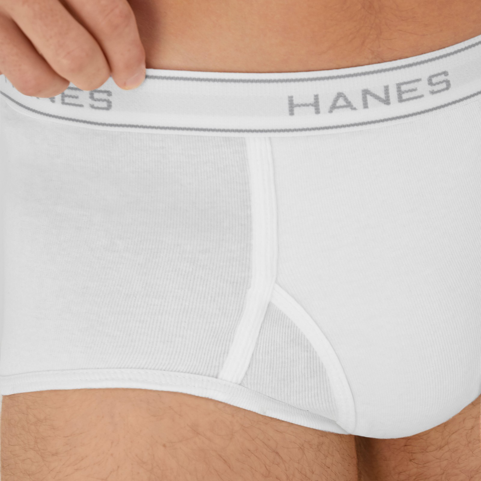 Hanes Briefs 6-Pack Men’s Tagless Underwear White ComfortSoft Waistband Wicking