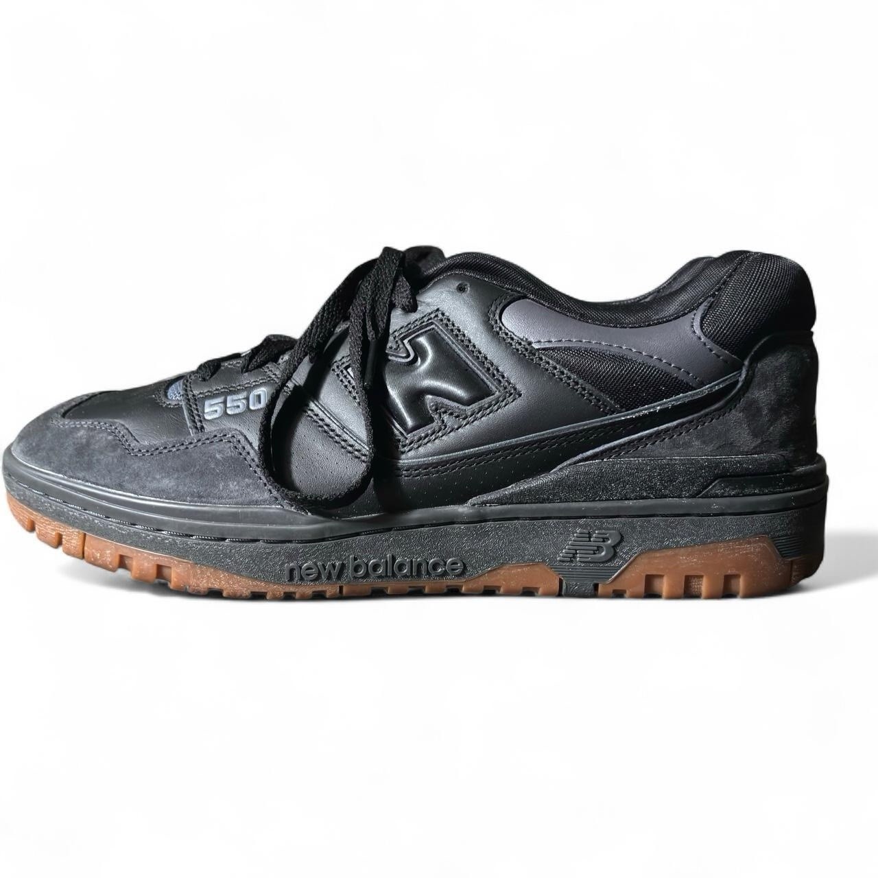 New Balance 550 BB550BGU Black Dark Grey Gum Men’s Size 11