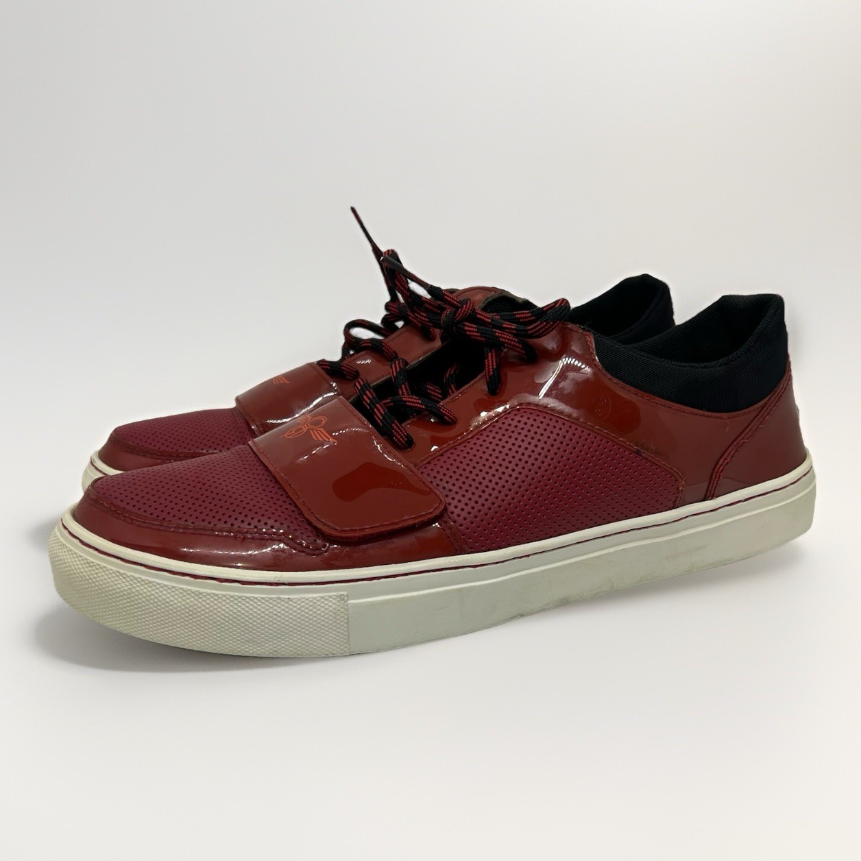 Creative Recreation Shoes Cesario Lo Patent Red/White Sneaker Size 10