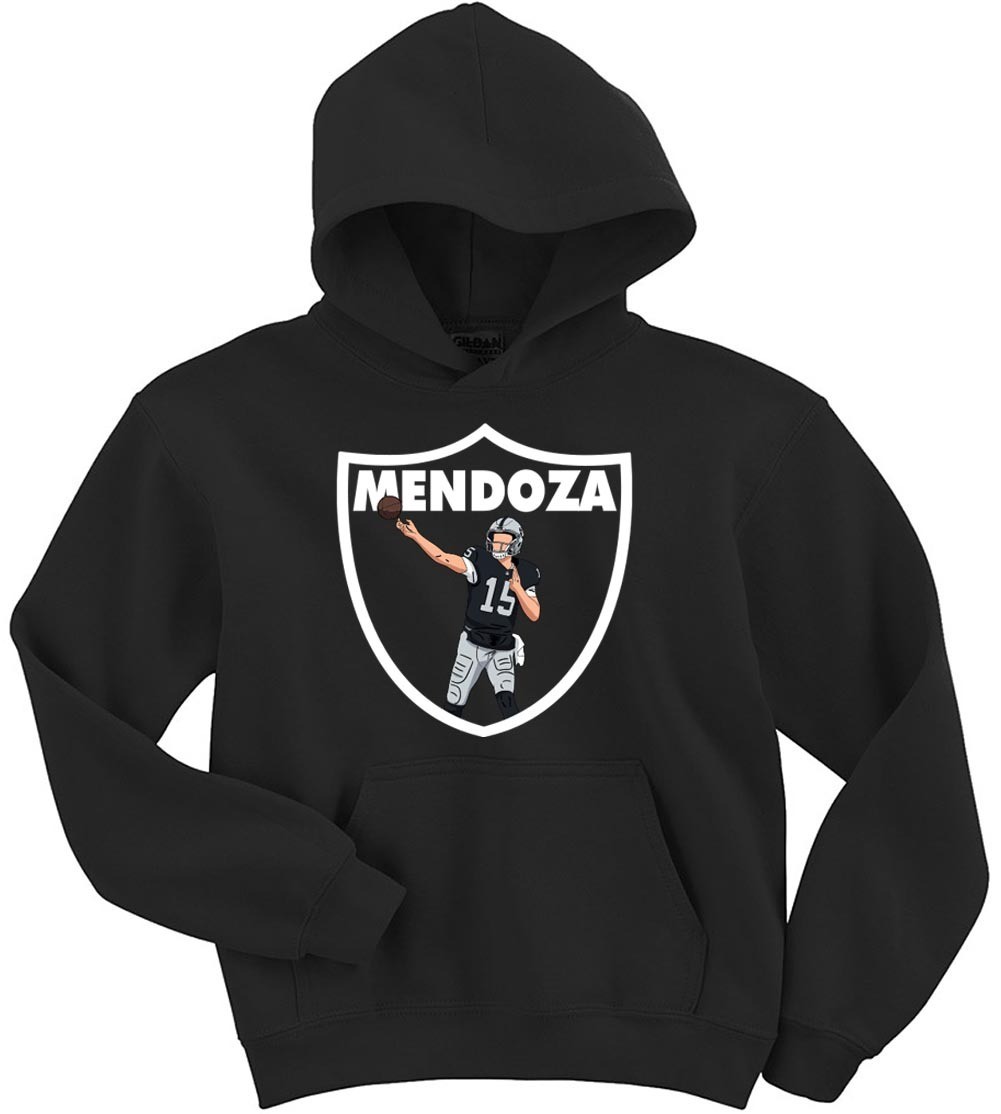 Fernando Mendoza Raiders Logo Hoodie Hooded Sweatshirt T-Shirt Adult 2XL