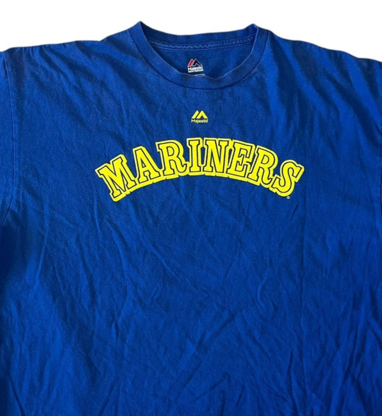 SEATTLE MARINERS Retro 80s Baseball #24 KEN GRIFFEY JR MLB T-SHIRT Gym Men’s XXL