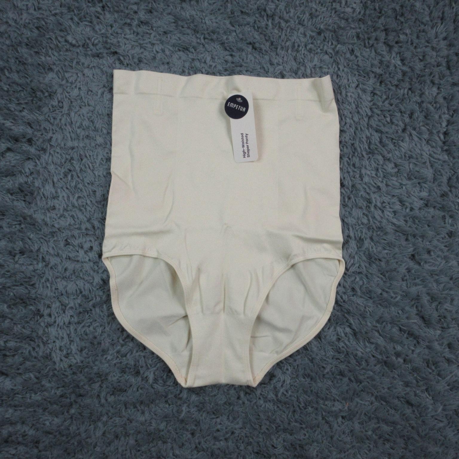 Empetua Shaper Panty Womens 4XL Ivory High Waisted Shapewear Seamless NWT