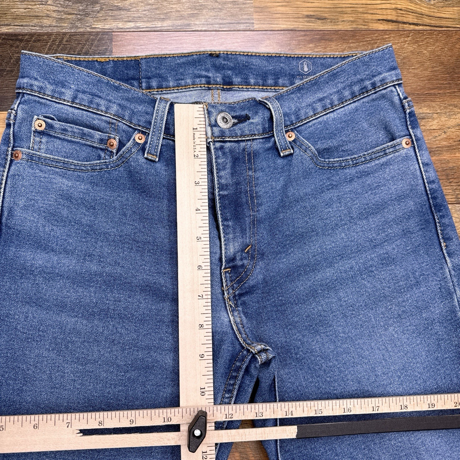 Levis 511 Slim Jeans Mens 29×30 Blue Mid Rise Stretch