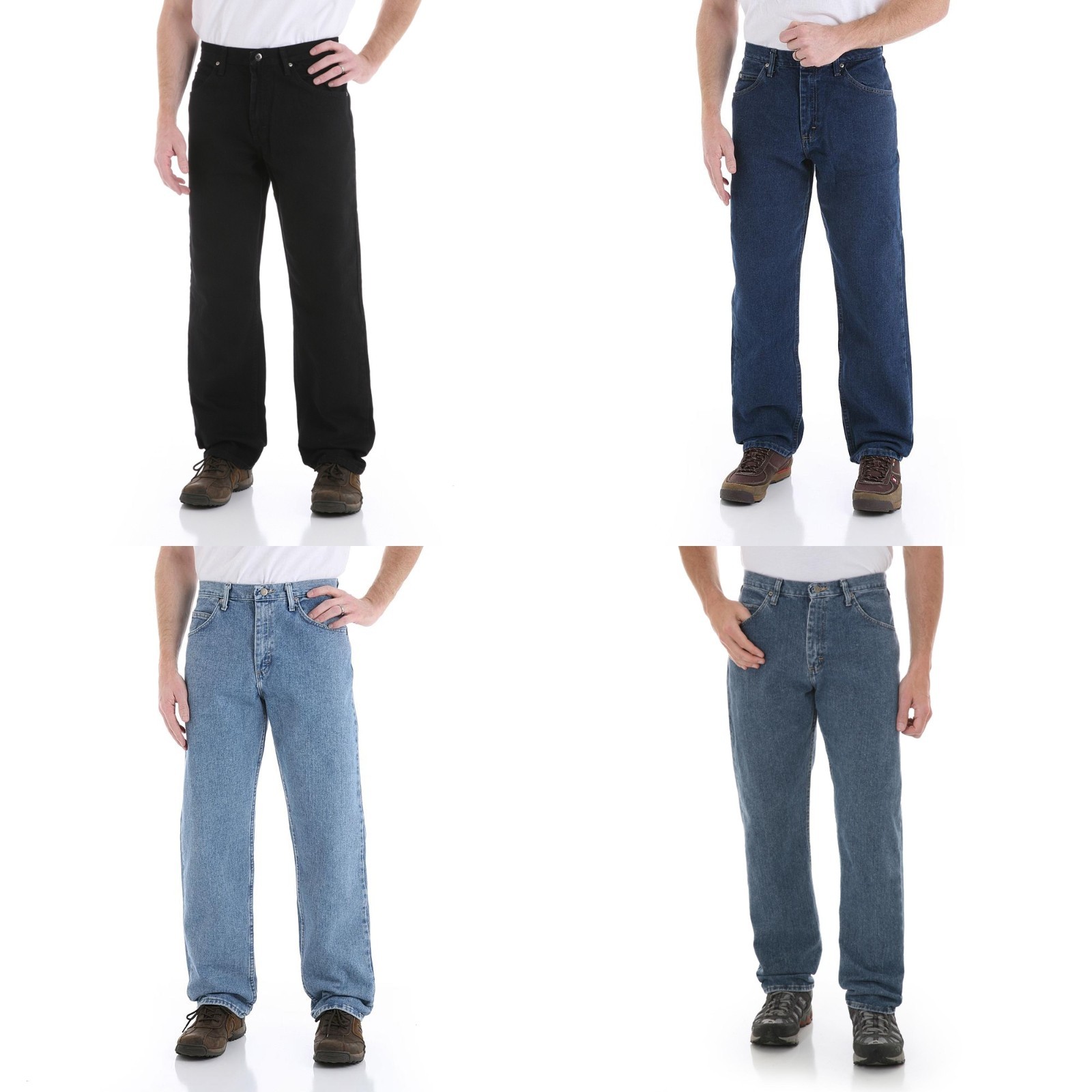 New Wrangler Relaxed Fit Jeans Men’s Big and Tall Sizes Four Colors Available