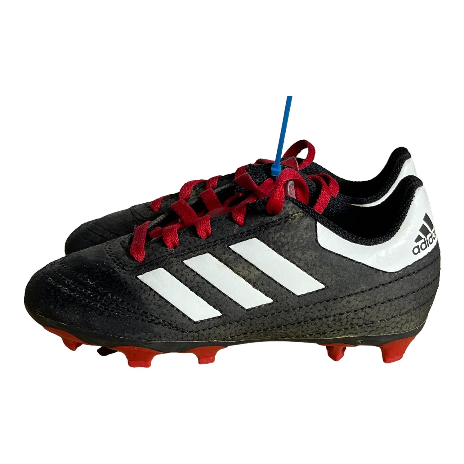 Adidas Soccer Cleats Kids Size 11K Style SGC 753002 Leather Stripped Lace Up Low