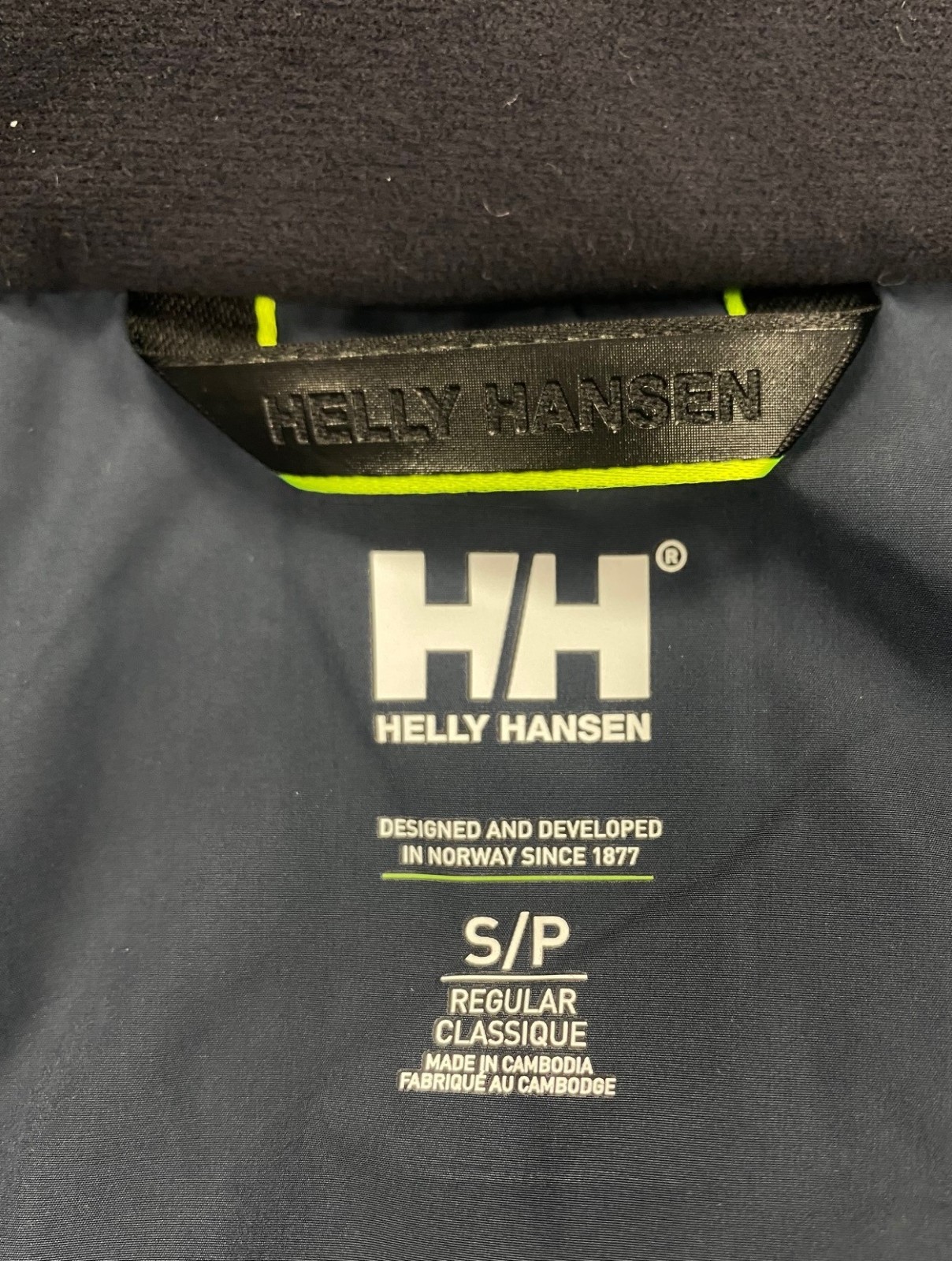 Men’s Helly Hansen Crew Insulated Jacket NAVY $190, Size: S
