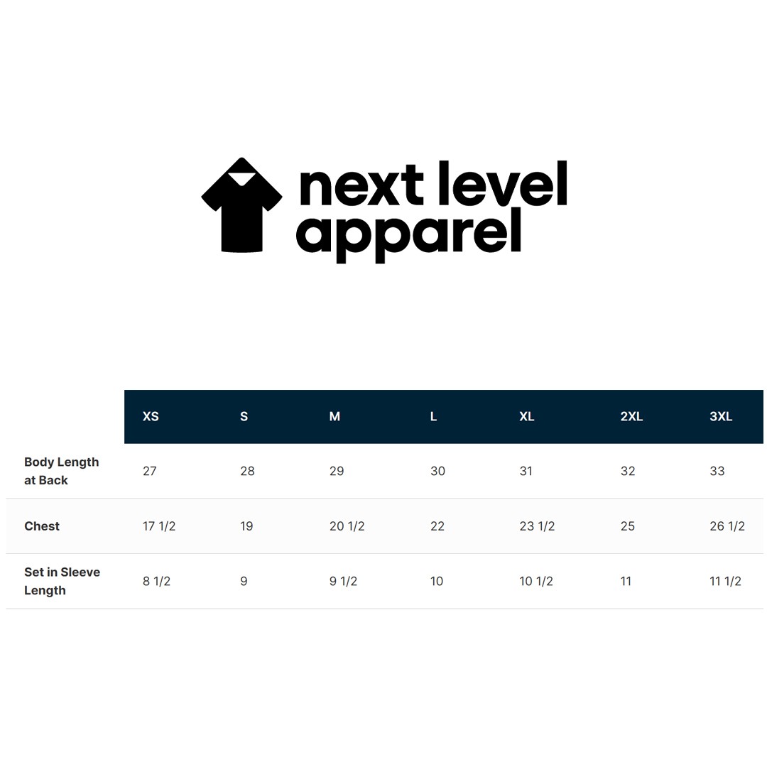 Next Level 6200 Unisex Poly/Cotton Crew Tee Top T-Shirt