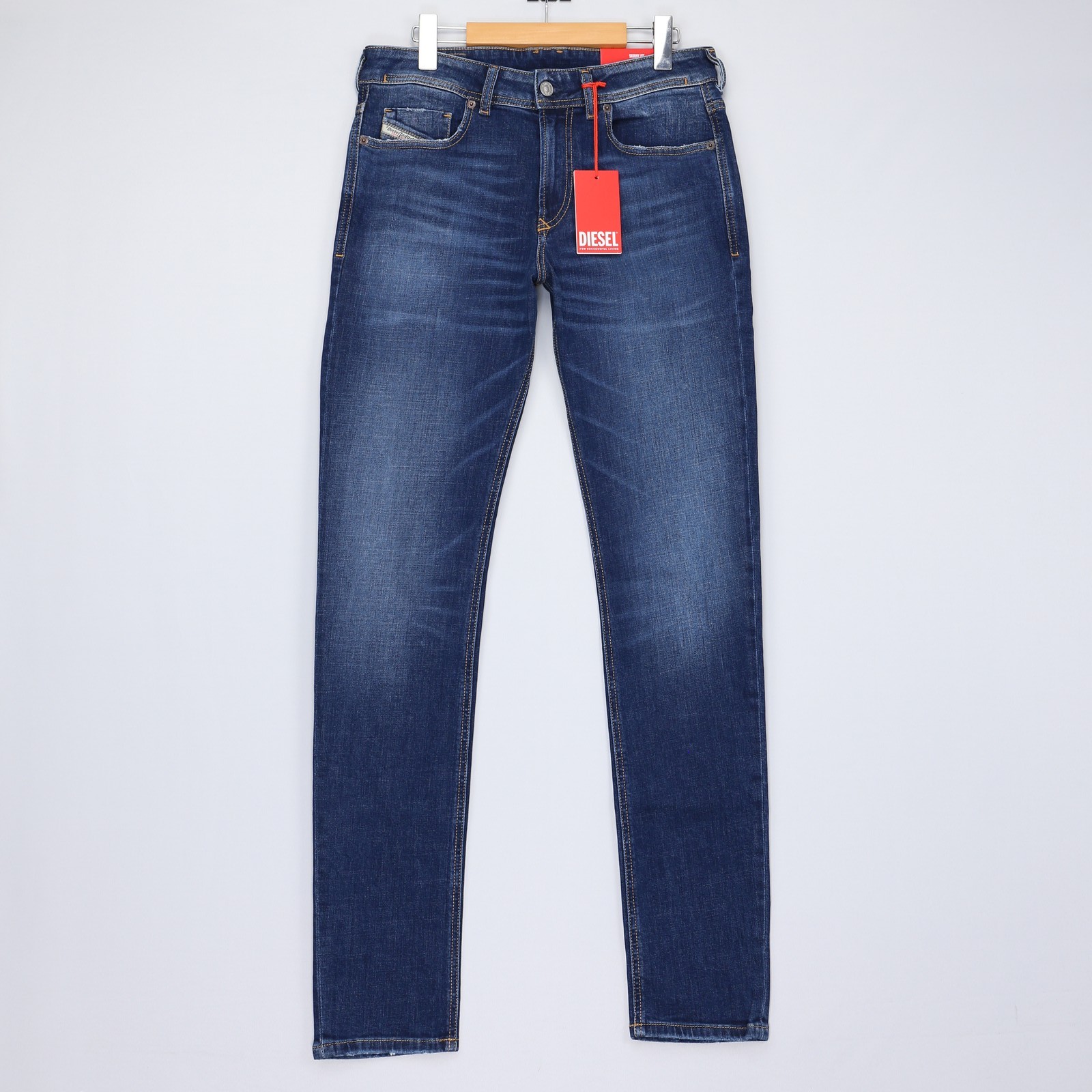 Diesel Mens Jeans 1979 Sleenker Trousers Skinny Leg Low Rise Dark Blue Size NWT