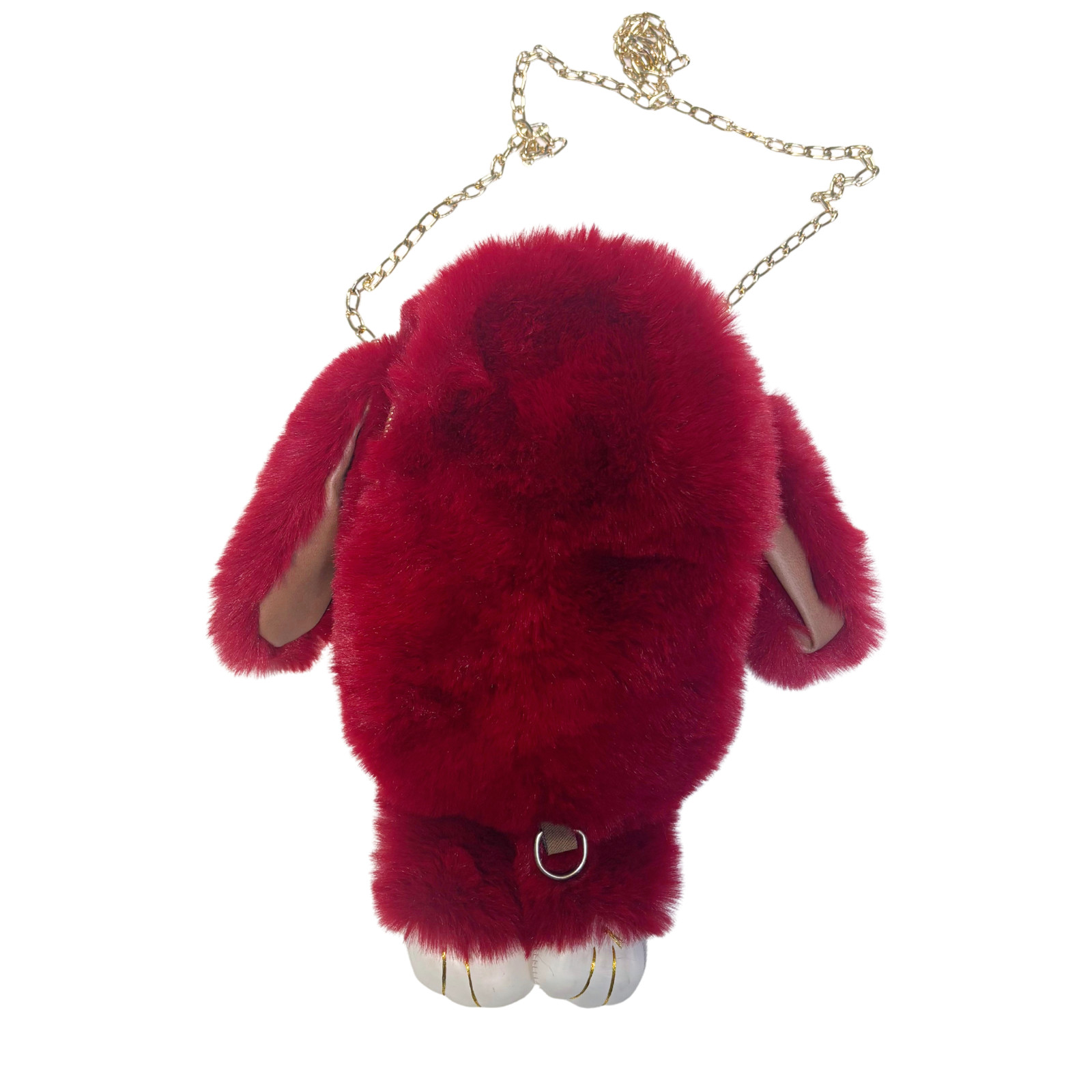 Cute Plush Bunny Purse Rabbit Crossbody Handbag Soft Faux Fur Backpack