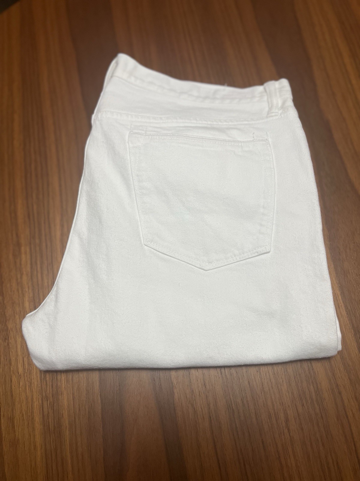 Todd Snyder 5-pocket Selvedge Button Fly White Jean With A Hint Of Stretch.