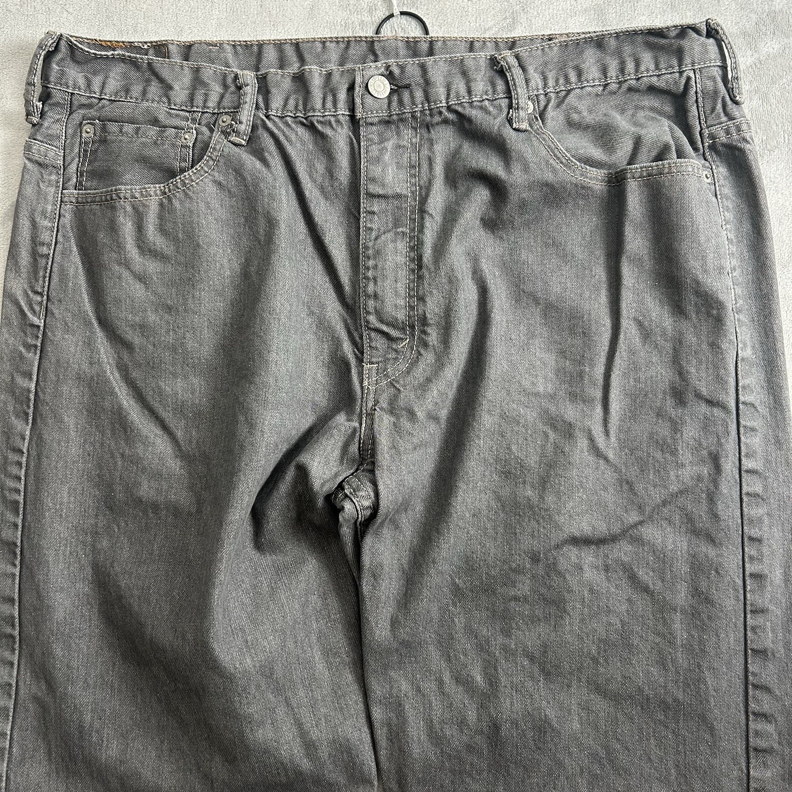 Levis 569 Jeans Mens 40×32 Gray Loose Fit Baggy Skater Straight Leg Actual 40×31
