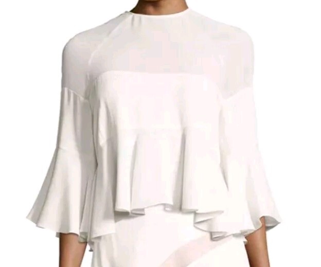 Alexis Albania Blouse Top White/ivory Size M