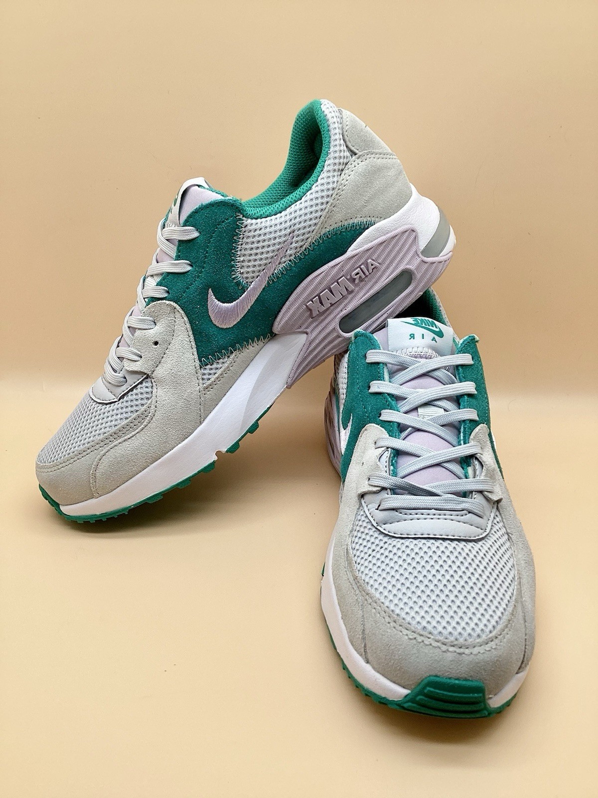 Nike Women’s Air Max Excee Light Gray, Teal, and Green Athletic Sneakers US 7.5