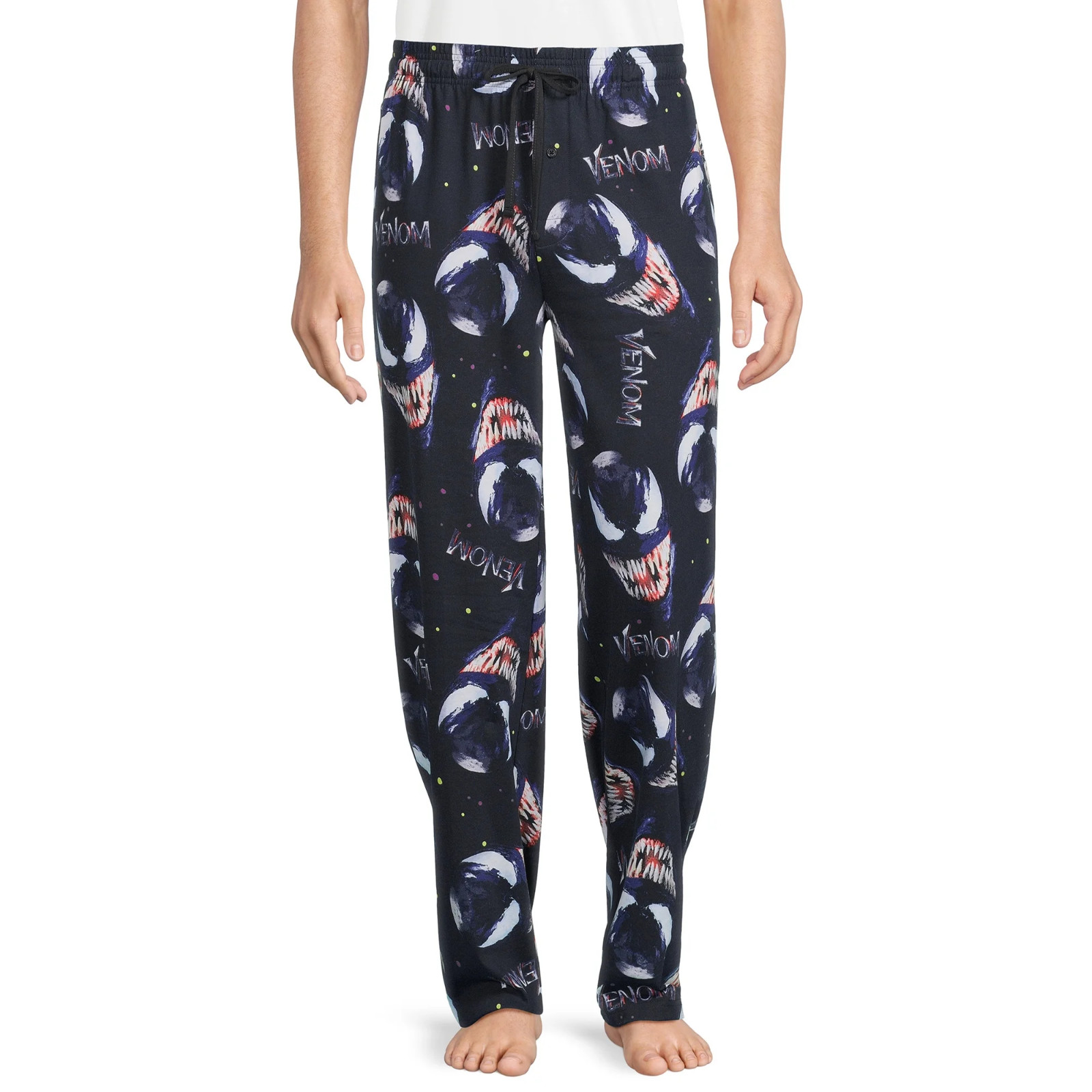 Marvel Venom Graphic Sleep Pant Men’s Size 2XL (44-46) Elasticized Waist Black