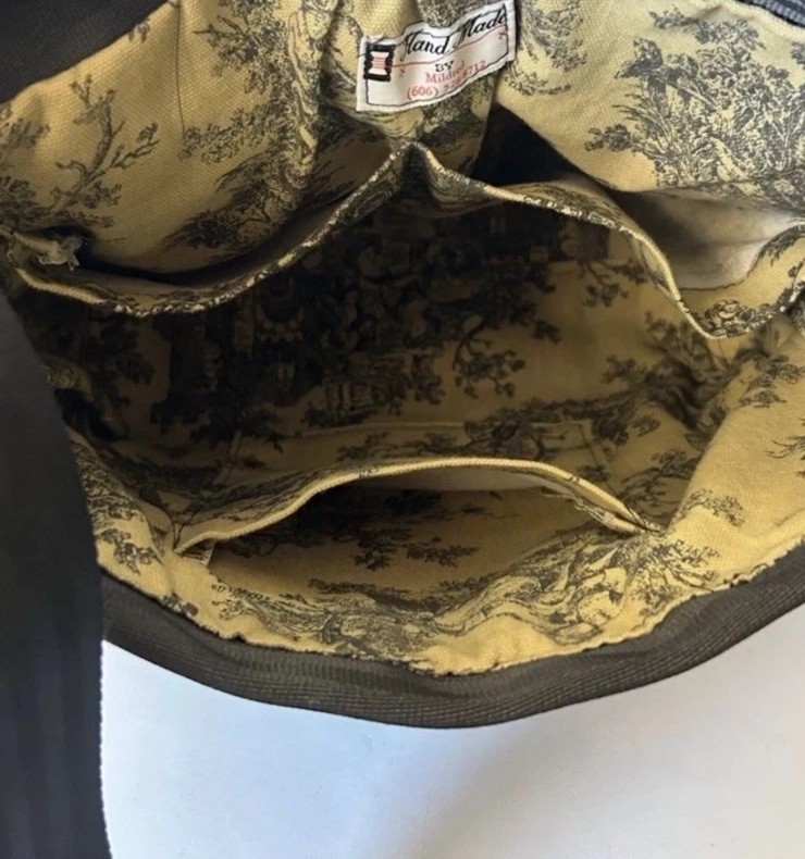Seatbelt Bag (Black) Handmade By Mildred-Made In USA EUC